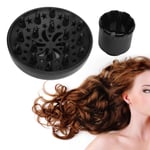 (Black)Hair Dryer Diffuser Curly Wavy Hair Blow Dryers Diffuser Accessory XTT