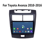 SADGE 9 Pouces de Navigation GPS Autoradio Lecteur stéréo Voiture Mirrorlink- pour Toyota Avanza 2010-2016, avec Bluetooth Android WiFi FM USB Nav 2 Din + 1 g 16g