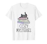 Cozy Mysteries | Cute Cat Cozy Murder Mystery Cat Detective T-Shirt
