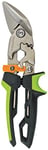 Fiskars PowerGear Aviation Snip Offset Right Cut, 40% More Power, Length 25.2cm, Heat-Treated Steel Blade/Plastic Handle, Black/Green/Orange, 1027210