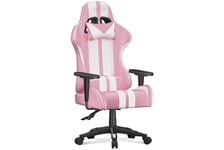 High Back Racing Office Computer Chair Ergonomic Video Game Chair with Height Adjustable Headrest and Lumbar Support for Adults Teens Gamer