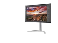 Lg 27Up850k-W - Led-Skärm - 27" - 3840 X 2160 4K Uhd (2160P) - Ips - 400 Cd/M² - 1200:1 - Displayhdr 400 - 5 Ms - 2Xhdmi, Displayport, Usb-C - Högtalare