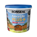 RONSEAL RSLFLPPMO5L 5 Litre Fence Life Plus Paint - Medium Oak