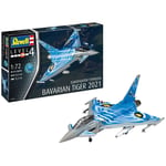 Revell Eurofighter Typhoon Bavarian Tiger Military Aircraft Model Kit Scale 1:72