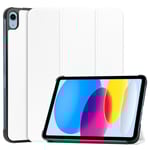 iPad 10.9" 2022 / iPad 11" 2025 tri-fold fodral - Vit