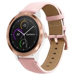 Garmin Forerunner 265S / 255S / Venu 2S Klockarmband i Läder - Rosa