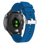 Garmin VivoActive 3/VivoMove HR/Forerunner 645 etc. Klockarmband i silikon - Blå