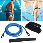 fgfh Adjustable swimming belt 4M swimming resistance band, swimming training elastic rope, durable swimming belt elastic band for swimming pool resistance training (blue)