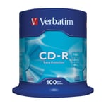 VERBATIM CD-R EXTRA PROTECTION 700 MB 100 STK