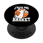 JPeux pas jai Basket Basket-ball PopSockets PopGrip Interchangeable