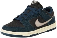 NIKE Homme Dunk Low Sneaker, Armory Navy College Grey Black, 42 EU