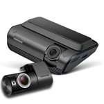 Thinkware Q1000 Dash Cam - 2K QHD 1440p Front & Rear Car Dash Camera with Built-in Wi-Fi, GPS & Bluetooth, Super Night Vision, & Hardwire Lead for Battery Safe Parking Mode - Android/iOS App