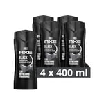 Axe Gel Douche Homme Black 4 x 400 ml