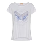 Marta du Chateau Marie T-shirt Dam Blue Butterfly