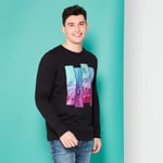 Looney Tunes Kaboom Collection Bugs Polyptych Sweatshirt - Black - S