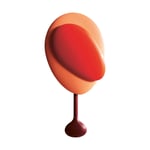 Design House Stockholm Mellow Clock väggklocka Red