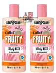 2 X Soap and & Glory CALL OF FRUITY Body Wash 500ml