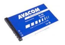 Avacom Bl-4U, Batteri, Nokia, 5530, Ck300, E66, 5530, E75, 5730, Litium-Ion (Li-Ion), 1120 Mah, 3,7 V