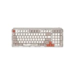 MIIIW Z980 ProMax trådlöst mekaniskt tangentbord med RGB-belysning – kaffe