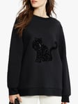 Ted Baker Skky Cat Sweatshirt, Black 12 female 100% cotton