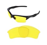 NEW REPLACEMENT NIGHT VISION YELLOW XL LENS 4 OAKLEY HALF JACKET 2.0 SUNGLASSES