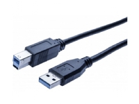 EXC USB 3.0 A male to B male cord Black 3m