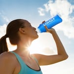 Lixada 500ml Outdoor Water Drinking Bottle Soft Folding Flask BPA Free