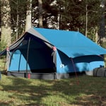 vidaXL Campingtält 2 personer blå vattentätt 94360
