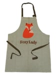 RETRO MR FOX - FOXY LADY APRON FABRIC BRAND GREAT GIFT COOKING BAKING