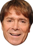 FoxyPrinting Cliff Richard New Celebrity Cardboard Party Face Mask Fancy Dress