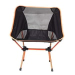 XFGG Folding Beach Chair Outdoor Portable Camping Chair Seat Stool Fishing Camping Hiking Beach Picnic Barbecue Garden Chairs (Color : 02)