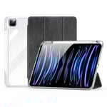 DUX DUCIS Unid Series iPad Pro 11" 2024 fodral med automatisk väckning/sömn - Transparent / Svart