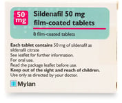 Sildenafil Mylan 50mg (PGD) 8 Tablets