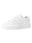 New BalanceBB480 Leather Trainers - White/White