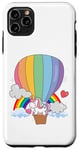 iPhone 11 Pro Max Unicorn Riding Hot Air Balloon Women Men Kids Boys Girls Case