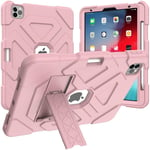 SKALO iPad Air (2020/2022) Extra Shockproof Armor Iskunkestävä kuori - Pinkki