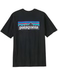 Patagonia P-6 Logo Responsibili Tee - Black Colour: Black, Size: X Large
