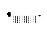 Sirius Home Top-Line, Ljusdekoration, Slinga, Svart, Svart, 100 Lampor, Led, 3 W