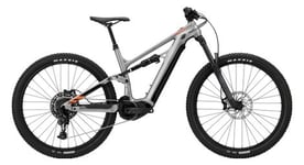 Vtt electrique tout suspendu cannondale moterra neo 4 sram nx sx eagle 12v 630 wh 29   gris orange impact l   172 182 cm