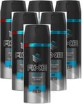 6 x Axe Deodorant Body Spray150ml - Ice Chill