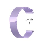 Magnetic Loop Band Stainless Steel Strap Watch Bands Purple S