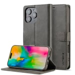 LC.IMEEKE Plånboksfodral iPhone 16 Pro Max - Grå