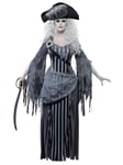 Smiffys Costume princesse bateau fantôme, Gris, avec robe & chapeau