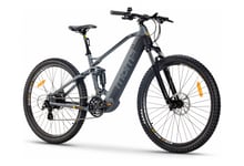 Vtt electrique tout suspendu moma e mtb 29   shimano altus 8v gris