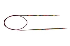 KnitPro 100 cm x 5 mm Symfonie Fixed Circular Needles, Multi-Color