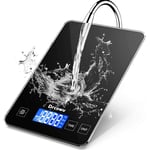 Drcowu Large Kitchen Food Scales, Digital Weighing Scale for Baking and Cooking,