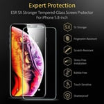 ESR Clear Tempered Glass Screen Protector for iPhone XS / X / 11Pro 2 Pack