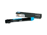 Lexmark - Extra lång livslängd - cyan - original - tonerkassett LCCP - för Lexmark X950DE, X950dhe, X950dte, X952, X952DE, X952dhe, X952DTE, X954DE, X954DHE