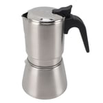 Large 304 Stainless Steel Moka Pot Induction Cooker Cups Stovetop Coffee