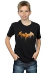 Batman Arkham Knight Halloween Moon Logo Fill T-Shirt